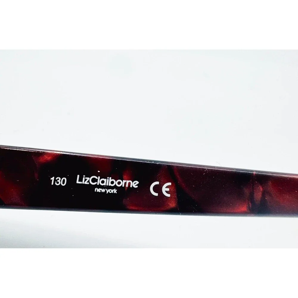 Liz Claiborne Eyeglasses Womens Red Tortoise L525/S Rectangular 54-19-130